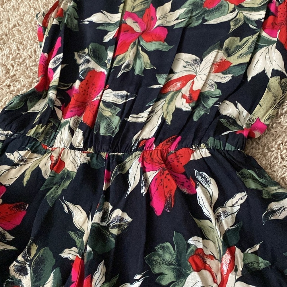 VTG Floral Sleeveless Midi Sundress - Picture 5 of 9